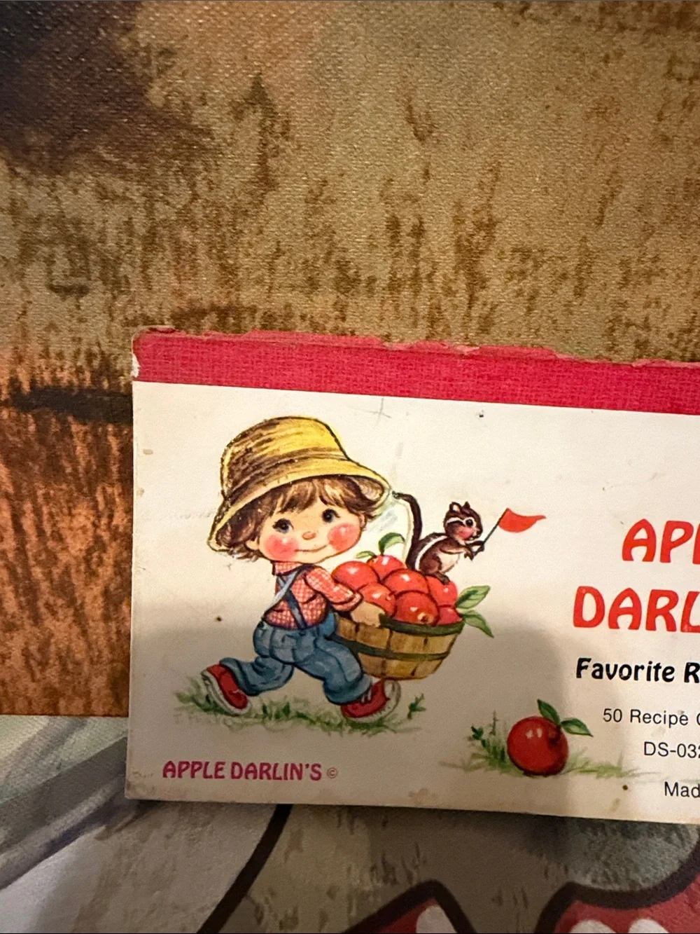 Apple Darlin’s Kids Recipe Card Set - Red Accent